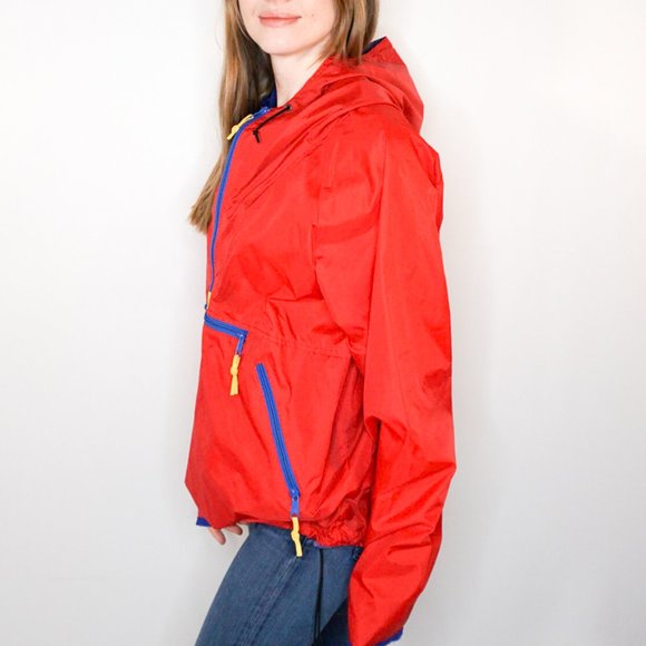 SIERRA DESIGNS Vintage Red Pullover Windbreaker - Picture 4 of 6